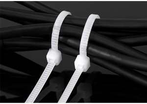 高品質セルフロックナイロンケーブルタイPA66プラスチック標準ジップタイワイヤー高温耐性固定工場用 - Product Image 5