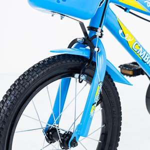 Trottinette <span class=keywords><strong>Spiderman</strong></span> 12 pouces en acier avec roues d'apprentissage, suspension, pédale à une vitesse, panier en plastique - Product Image 3