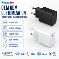 Charger Dinding USB-C PD 20W Fast Charging Dual Port QC3.0 Langsung dari Pabrik, Bersertifikasi CE FCC RoHS, OEM ODM untuk iPhone Samsung Xiaomi