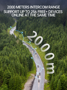 Freedconn Free + Bluetooth maglia 5.2 2.0 accessori moto ABS lungo raggio Bluetooth citofono cuffia moto - Product Image 2