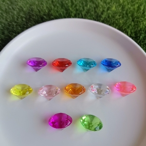 18mm gemme di cristallo acrilico diamante dispersione per la tavola di nozze, festa di Natale, doccia nuziale, mascherata vaso riempitivi abbellimenti - Product Image 1