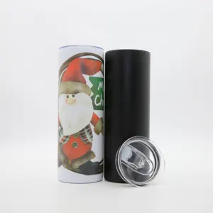 DIY Heat Sublimation 30oz Coffee Tumblers Cups With Plastic Straw For Hot and Cold Drink