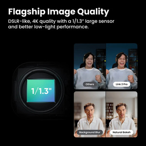 <span class=keywords><strong>Insta360</strong></span> Link 2 <span class=keywords><strong>Pro</strong></span>/Link 2C <span class=keywords><strong>Pro</strong></span> Standard Al 4K Cámara Web para Transmisión en Vivo con Seguimiento por IA, Encuadre Automático, Bokeh Natural y Control HDR - Product Image 4