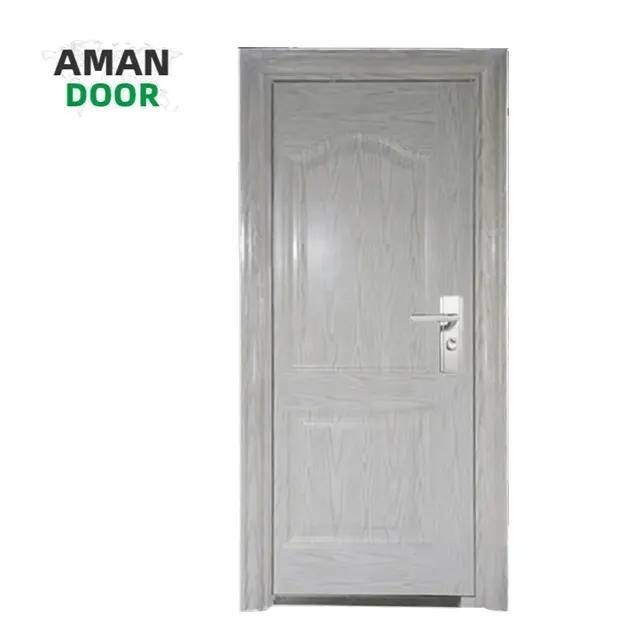 باب أمان من الفولاذ من AMAN DOOR، أبواب معدنية بيضاء للدخول