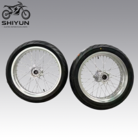 Pneus de remplacement complets pour Supermoto, pneus tubeless haute performance de 17 pouces avant et arrière pour moto Surron Ultra Bee