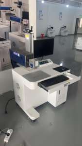 A máquina industrial nova da marcação do laser do CO2 com sensor de feixe 8000 mm/s integrou o armário de alta velocidade para materiais da variedade - Product Image 5