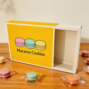Boîtes à tiroirs <span class=keywords><strong>en</strong></span> papier imprimées sur mesure pour biscuits – Tailles, couleurs et logo personnalisés pour boulangeries et emballages cadeaux - Product Image 6