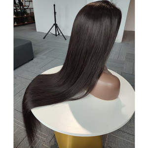 11A Lớp Dài Xương Thẳng Trong Suốt Hd Ren Phía Trước Tóc Giả Lớp Biểu Bì Phù Hợp Có 40 Inch Trinh Nữ Tóc Người Full Lace Front Wig - Product Image 2