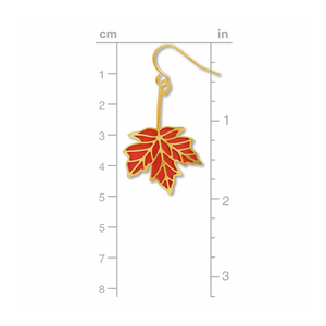 Tùy Chỉnh Maple Leaf Tuyên Bố Thiết <span class=keywords><strong>K</strong></span>ế Của Phụ Nữ Men Bông Tai Thời Trang Stud Hoop Bông Tai Hiển Thị - Product Image 2