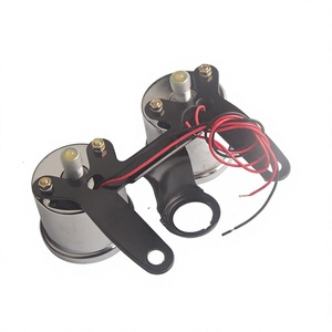 Panel de Instrumentos Universal Modificado para Motocicleta, Velocímetro, Tacómetro, Metal Negro, para Modificación y Actualización de Motos de Calle - Product Image 2