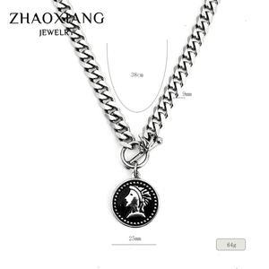 Collares y Colgantes Cubanos para Hombre y Mujer, Gargantilla de 9MM, Joyería Hip Hop, Accesorios de Moda Gruesos y Robustos - Product Image 2