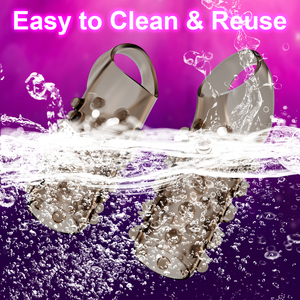 Pleasure Pick Double <strong>Finger</strong> Tease Spike Crystal Set Penis <strong>Ring</strong> G-Spot Stimulation with Bump Particles <strong>Finger</strong> Cover - Product Image 3