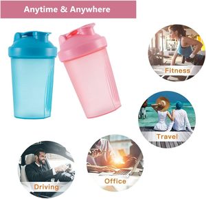 Eco-friendly 400ml Colorful Plastic <b>Protein</b> <b>Bottle</b> Shaker Fitness Shaker <b>Bottle</b> - Product Image 4