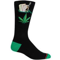 Chaussettes avec Logo personnalisé pour hommes, nom sur mesure, de qualité supérieure, avec poches, fermeture éclair
