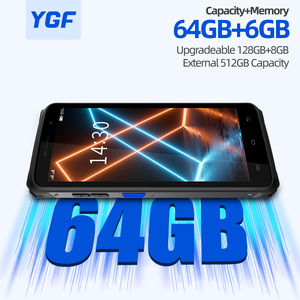 Terminal de datos móviles <span class=keywords><strong>NFC</strong></span> industrial <span class=keywords><strong>Android</strong></span> 5,5 pulgadas procesador octa-core 2,2 GHz 64GB ROM + 6GB RAM IP67 6000mAh batería - Product Image 1