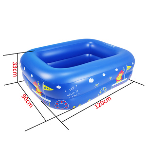 Thiết Bị Ngoài Trời Đệm Bơm Hơi Lớn 2 Vòng Trên Mặt Đất Sân Vườn Bể Bơi Bể Bơi Nhựa Cho Trẻ Em Trẻ Em Gia Đình - Product Image 4