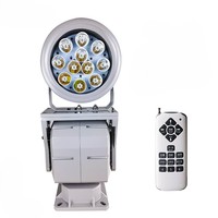 Projecteur marin rotatif à 350 degrés, étanche IP66, à commande par clavier, LED