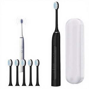 Cepillo de Dientes Eléctrico Sónico Inteligente, Portátil, Recargable, de Viaje, para el Hogar, con Vibración, para Adultos, Resistente al Agua, con Cerdas Suaves, Juego de Cepillos de Dientes - Product Image 3