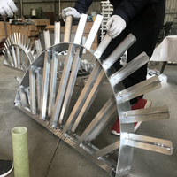 2025 Happiness 2 Zoll 19 Schuss Doppelschicht Halbmond Aluminium Feuerwerksmuschel Mörsergestelle