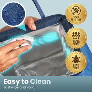 Insulated Lunch Bag Reusable Cooler Bag for Picnic Wholesale Thermal Lunch Box - Product Image 6