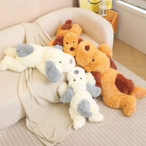 Sevgililer günü hediyeleri uzun saç peluş köpek yastık sevimli yumuşak uzun kulak köpek peluş aşağı pamuk büyük dolması hayvan - Product Image 5