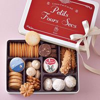Boîte à biscuits rectangulaire sur mesure avec manchon, en fer blanc de qualité alimentaire, hermétique, ajustement parfait, ensemble cadeau pour le rangement des biscuits, recyclable