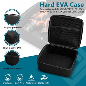 Sac de rangement pour perceuse <span class=keywords><strong>électrique</strong></span> avec poche pour accessoires, boîte à outils portable pour perceuse sans fil, <span class=keywords><strong>tournevis</strong></span> <span class=keywords><strong>électrique</strong></span> - Product Image 3