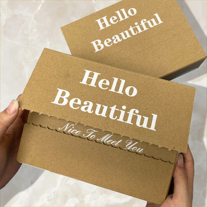 Độc đáo Tear mở vận chuyển bưu phẩm hộp Bưu Chính gửi thư hộp với dính Tear Strip cho quà tặng - Product Image 2