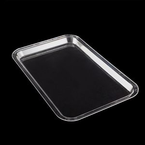 Hình chữ nhật rõ ràng nhựa nướng thực phẩm Donut Bánh Mì Bánh mì bagels khay lớn Acrylic cupcake phục vụ khay cho bánh Pastry hiển thị trường hợp - Product Image 4