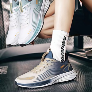 Zapatillas de deporte de malla SBYP para hombre y mujer, zapatos informales transpirables con suela gruesa, suela de goma, moda que combina con todo, talla 39-44, lujo - Product Image 5