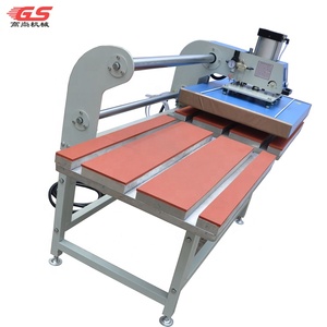 Dongguan usine vêtement vêtement sans couture bord fondu sublimation double plateaux utilisation personnalisée presse à chaud machine - Product Image 2