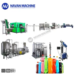 Ligne de production de machine de remplissage automatique de bouteilles en plastique PET