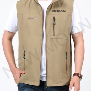 Chaleco de Caza Multifuncional para Hombre, de Doble Cara, Transpirable, con Cierre, de Algodón y Poliéster, con Múltiples Bolsillos y Cremallera - Product Image 4