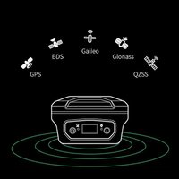 Récepteur GNSS RTK tout-en-un léger GreenValley LiBase Gps Rtk 60 °   Récepteur GPS GNSS pour système Android de levés topographiques