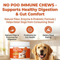 Complément Nutritionnel OEM Personnalisé Sans Produits d'Origine Ouvrière pour Chiens : Friandises Tendres à Mâcher avec Citrouille et Probiotiques, Sans OGM, Dissuasif pour l'Ingestion des Déjections