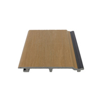Panneau WPC de 2e génération, revêtement mural extérieur en bois composite rustique, couleur permanente, hydrophobe, renforcé aux UV, panneau de façade