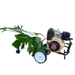Preiswerter kleiner Landwirtschafts-Stromfräser 4,05 kW Dieselmotor Stromfräser landwirtschaftliche Mini-Stromfräse Maschine mit Mähdrescher in Nepal