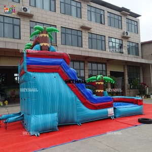 Tobogán Acuático Inflable Comercial Popular para Niños, Castillo Hinchable Grande y Económico con <span class=keywords><strong>Piscina</strong></span> <span class=keywords><strong>Desmontable</strong></span> - Product Image 4