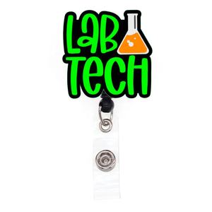 Porte-bobine d'insigne de <span class=keywords><strong>pharmacie</strong></span> en acrylique personnalisé LAB X-ray avec clip pour accessoires de la série Nurse Tech - Product Image 2