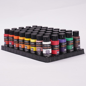 Pintura de tela para artistas y niños, 40 colores, 60ml, venta al por mayor - Product Image 2