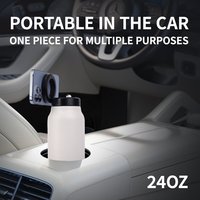 Botella Deportiva de Acero Inoxidable con Aislamiento al Vacío de Doble Pared de 32 oz con Logotipo Personalizado, Soporte Magnético para Teléfono, Aislamiento Térmico de 12-24 Horas