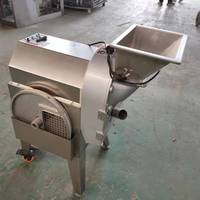 Automatische kleine groentenmolen, -snijder, -hakselaar, -snijmachine, -blokjesmachine, industriële fruit- en groenteverwerkingsmachine van SUS304 roestvrij staal