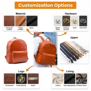 Fabricante fábrica logotipo personalizado minimalista <span class=keywords><strong>cocodrilo</strong></span> patrón vegano cuero viaje escuela portátil PU cuero <span class=keywords><strong>mochilas</strong></span> para hombres - Product Image 3