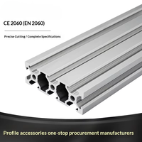 Profilé en alliage d'aluminium à fente en V standard européen 2060 pour machine CNC, mouvement linéaire, système d'automatisation industrielle, pliage et découpe