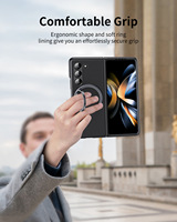 Samsung Galaxy Z Fold 5 Case Screen Case Magnetic Ring Stand Portable Shockproof Samsung Phone Cases