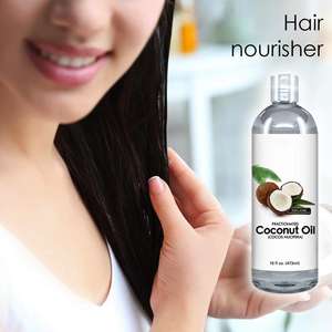 Huile de Massage à base de noix de coco 100% Pure, froncée à froid, favorise les soins de la peau, du corps et des cheveux, marque privée, RBD - Product Image 6