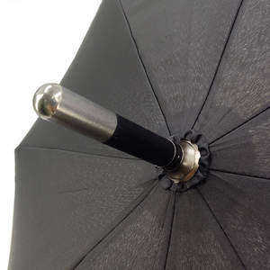 Tas bahu portabel, 25 inci 8 rusuk pertahanan diri Pongee payung serat kaca bingkai pembuka sendiri mekanisme penutup Manual tali bahu - Product Image 4