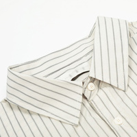 Chemise d'été à manches courtes pour homme, style américain, tendance, avec lettres brodées MDQ, 100% coton, anti-boulochage, col rabattu, poche