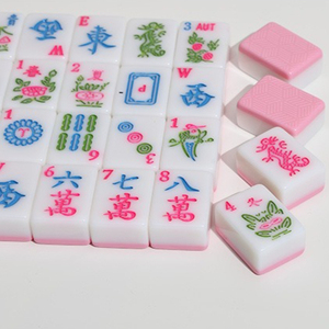 Grosir 2-lapis 166pcs Ubin Mahjong Amerika dengan Pola Tradisional Bahan Melamin Ubin Mahjong MJ-052 - Product Image 5