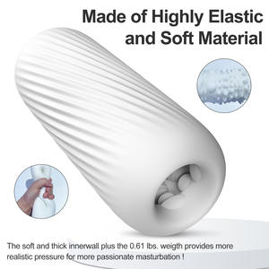 Tragbares manuelles Stroker-Sexspielzeug für Männer Diskreter Handheld-Mastur bator Realistische Vagina-Funktion Soft TPE Drops hipping unterstützt - Product Image 2